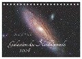 Galaxien des Nordhimmels (Tischkalender 2024 DIN A5 quer), CALVENDO Monatskalender - Reinhold Wittich