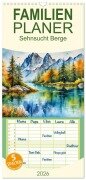 Cover-Bild zum Titel 'Familienplaner 2026 - Sehnsucht Berge mit 5 Spalten (Wandkalender, 21 x 45 cm) CALVENDO' von ''