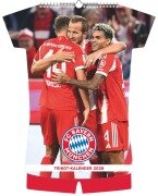 Cover-Bild zum Titel 'N Neumann - FC Bayern München 2026 - Trikotkalender 34x42 cm mit 12 Monatsblättern, 2-sprachigem Kalendarium & Spiralbindung, origineller Fußball-Wandkalender in Trikotform für Fans' von ''