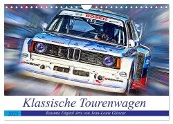 Klassische Tourenwagen - Rasante Digital Arts von Jean-Louis Glineur (Wandkalender 2025 DIN A4 quer), CALVENDO Monatskalender - Jean-Louis Glineur