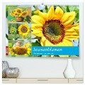 Sonnenblumen. Das Strahlen des Sommers (hochwertiger Premium Wandkalender 2024 DIN A2 quer), Kunstdruck in Hochglanz - Rose Hurley