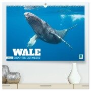 Wale: Giganten der Meere (hochwertiger Premium Wandkalender 2026 DIN A2 quer), Kunstdruck in Hochglanz - Calvendo Calvendo