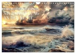 Sturmwarnung an der Küste (Wandkalender 2025 DIN A4 quer), CALVENDO Monatskalender - Daniela Tapper