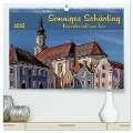 Sonniges Schärding, Barockstadt am Inn (hochwertiger Premium Wandkalender 2025 DIN A2 quer), Kunstdruck in Hochglanz - Werner Braun