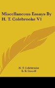Miscellaneous Essays By H. T. Colebrooke V1 - H. T. Colebrooke