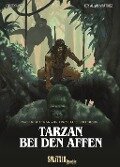 Cover-Bild zum Titel 'Tarzan bei den Affen (Graphic Novel)' von 'Edgar Rice Burroughs'