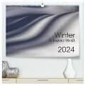 Winter Schwarz-Weiß (hochwertiger Premium Wandkalender 2024 DIN A2 quer), Kunstdruck in Hochglanz - Horst Eisele