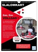 Cover-Bild zum Titel 'Slalomkart - Gas, Gas, Vollgas! 2026 (Wandkalender 2026 DIN A4 hoch), CALVENDO Monatskalender' von 'Kinderaktionär Kinderaktionär'