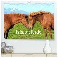 Islandpferde - Die tierischen Stars der Insel (hochwertiger Premium Wandkalender 2024 DIN A2 quer), Kunstdruck in Hochglanz - Rainer Grosskopf