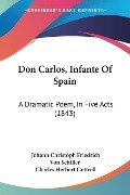 Don Carlos, Infante Of Spain - Johann Christoph Friedrich von Schiller