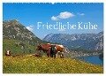 Friedliche Kühe (Wandkalender 2024 DIN A2 quer), CALVENDO Monatskalender - Christa Kramer
