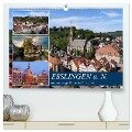 Esslingen a. N., die ehemalige Reichsstadt im Blick (hochwertiger Premium Wandkalender 2025 DIN A2 quer), Kunstdruck in Hochglanz - Klaus-Peter Huschka