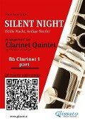Bb Clarinet 1 part of "Silent Night" for Clarinet Quintet/Ensemble - a cura di Francesco Leone, Franz Xaver Gruber