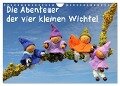 Die Abenteuer der vier kleinen Wichtel (Wandkalender 2024 DIN A4 quer), CALVENDO Monatskalender - Christine Schmutzler-Schaub