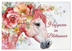 Hufspuren im Blütenmeer (Wandkalender 2026 DIN A2 quer), CALVENDO Monatskalender - Ally Bee