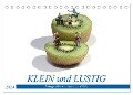KLEIN und LUSTIG (Tischkalender 2024 DIN A5 quer), CALVENDO Monatskalender - Karsten Thiele