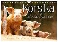 Korsika - süße, wilde Schweinchen (Wandkalender 2024 DIN A4 quer), CALVENDO Monatskalender - Monika Schöb