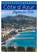 CÔTE D¿AZUR Idyllische Orte (Tischkalender 2025 DIN A5 hoch), CALVENDO Monatskalender - Melanie Viola