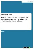 Geschichtskultur im Familienroman "Am Beispiel meines Bruders". Das kulturelle Gedächtnis im Werk Uwe Timms - Christopher Hauck