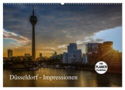 Düsseldorf - Impressionen (Wandkalender 2025 DIN A2 quer), CALVENDO Monatskalender - Michael Fahrenbach