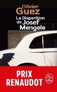La disparition de Josef Mengele - Olivier Guez
