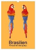 Brasilien - Amazonien bis Iguaçu (Wandkalender 2025 DIN A3 hoch), CALVENDO Monatskalender - Rudolf Blank