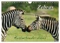 Zebras - Faszination der Wildnis (Wandkalender 2024 DIN A4 quer), CALVENDO Monatskalender - Nadine Haase