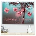 Hortensien im Herbst (hochwertiger Premium Wandkalender 2024 DIN A2 quer), Kunstdruck in Hochglanz - Ulrike Adam