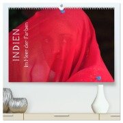 Indien - im Meer der Farben (hochwertiger Premium Wandkalender 2026 DIN A2 quer), Kunstdruck in Hochglanz - Peter Schürholz