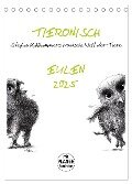 Tieronisch Eulen (Tischkalender 2025 DIN A5 hoch), CALVENDO Monatskalender - Stefan Kahlhammer