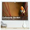 Gefiederte Barden - Singvögel unserer Region (hochwertiger Premium Wandkalender 2024 DIN A2 quer), Kunstdruck in Hochglanz - Alexander Krebs