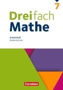Cover-Bild zum Titel 'Dreifach Mathe 7. Schuljahr. Niedersachsen - Arbeitsheft mit Lösungen' von 'Christina Tippel, Hanno Wieczorek, Mesut Yurt'