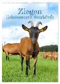 Ziegen - liebenswerte Sturköpfe (Wandkalender 2025 DIN A3 hoch), CALVENDO Monatskalender - Angela Merk