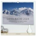 Gipfel Blicke (hochwertiger Premium Wandkalender 2024 DIN A2 quer), Kunstdruck in Hochglanz - Bettina Schnittert
