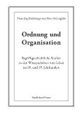 Ordnung und Organisation - Hans-Jörg Rheinberger, Peter Mclaughlin