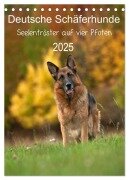 Cover-Bild zum Titel 'Deutsche Schäferhunde - Seelentröster auf vier Pfoten (Tischkalender 2025 DIN A5 hoch), CALVENDO Monatskalender' von 'Petra Schiller'
