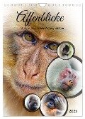 Affenblicke (Wandkalender 2025 DIN A4 hoch), CALVENDO Monatskalender - Claudia Kleemann