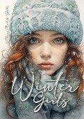 Winter Girls Coloring Book for Adults - Monsoon Publishing