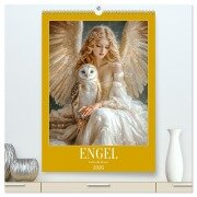Engel - Lichtvolle Wesen (hochwertiger Premium Wandkalender 2026 DIN A2 hoch), Kunstdruck in Hochglanz - Liselotte Brunner-Klaus