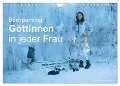 Bodypainting Göttinnen in jeder Frau (Wandkalender 2025 DIN A4 quer), CALVENDO Monatskalender - Romana Lara