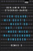 Ich glaub, mir geht's nicht so gut, ich muss mich mal irgendwo hinlegen - Benjamin von Stuckrad-Barre