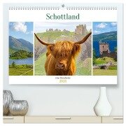 Schottland - eine Rundreise (hochwertiger Premium Wandkalender 2026 DIN A2 quer), Kunstdruck in Hochglanz - Nina Schwarze