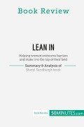 Cover-Bild zum Titel 'Book Review: Lean in by Sheryl Sandberg' von '50minutes'