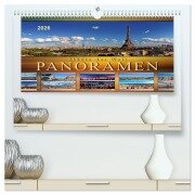 Städte der Welt, Panoramen (hochwertiger Premium Wandkalender 2026 DIN A2 quer), Kunstdruck in Hochglanz - Peter Roder