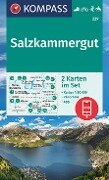 KOMPASS Wanderkarten-Set 229 Salzkammergut (2 Karten) 1:50.000 - 