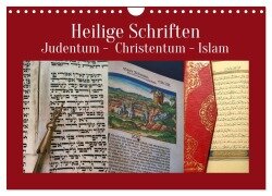 Heilige Schriften. Judentum, Christentum, Islam (Wandkalender 2025 DIN A4 quer), CALVENDO Monatskalender - Hans-Georg Vorndran