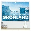 Zwischen den Eisbergen in Grönland (hochwertiger Premium Wandkalender 2025 DIN A2 quer), Kunstdruck in Hochglanz - Happy Monkey