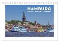 HAMBURG Die Seele Norddeutschlands (Tischkalender 2024 DIN A5 quer), CALVENDO Monatskalender - Melanie Viola