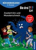 Cover-Bild zum Titel 'Die drei ??? Kids, Bücherhelden 2. Klasse, Doppelband 1, Zaubertrick und Monsterschreck (drei Fragezeichen Kids)' von 'Ulf Blanck, Boris Pfeiffer'