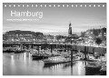 Hamburg monochrome Impressionen (Tischkalender 2024 DIN A5 quer), CALVENDO Monatskalender - Joachim Hasche Fotografie